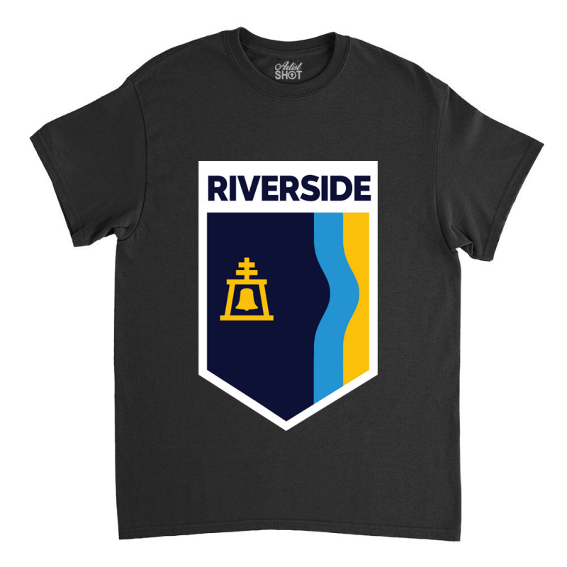 Riverside California City Flag Emblem Classic T-shirt by AbeaJuanje | Artistshot