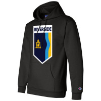 Riverside California City Flag Emblem Champion Hoodie | Artistshot