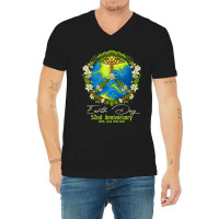 Earth Day 2022 52nd Earth Day Gifts Girls Boys V-neck Tee | Artistshot