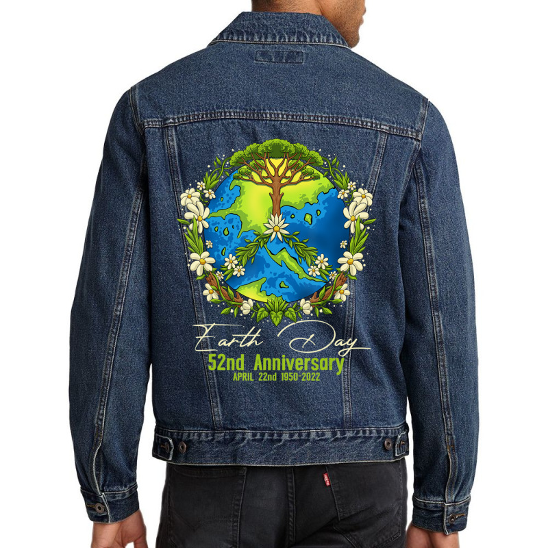 Earth Day 2022 52nd Earth Day Gifts Girls Boys Men Denim Jacket | Artistshot