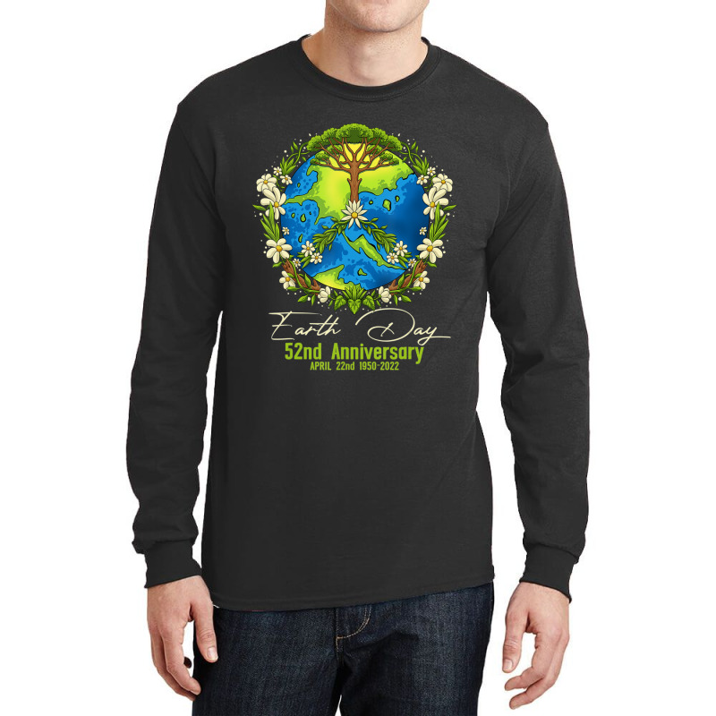 Earth Day 2022 52nd Earth Day Gifts Girls Boys Long Sleeve Shirts | Artistshot