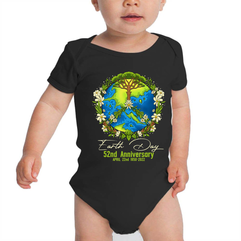 Earth Day 2022 52nd Earth Day Gifts Girls Boys Baby Bodysuit | Artistshot