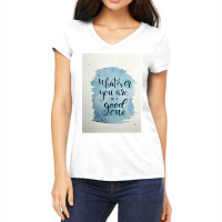 Good Person Women's V-neck T-shirt | Artistshot