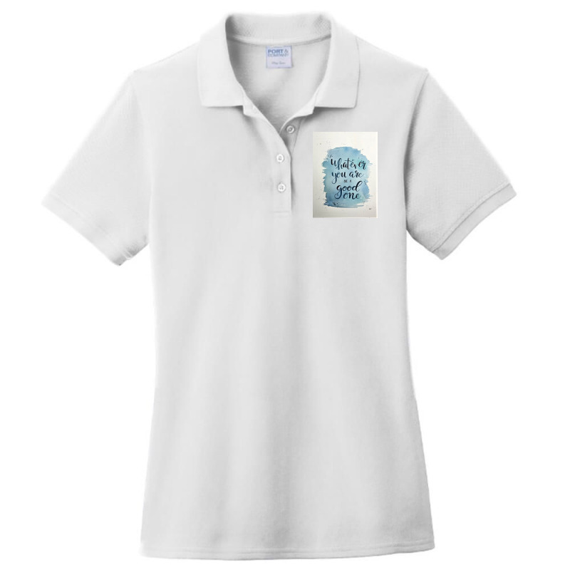 Good Person Ladies Polo Shirt by Trendy boy | Artistshot