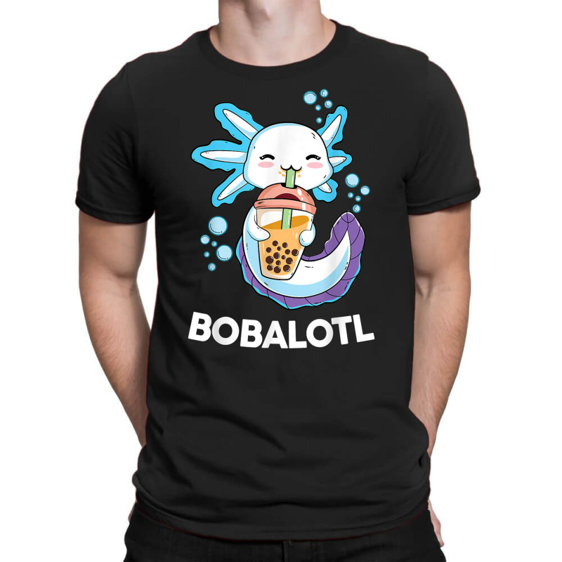 Axolotl Boba Bubble Tea Kawaii Anime Japanese Kids Teen Girl T-Shirt by Irena D Good | Artistshot