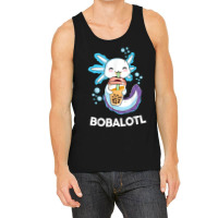 Axolotl Boba Bubble Tea Kawaii Anime Japanese Kids Teen Girl Tank Top | Artistshot