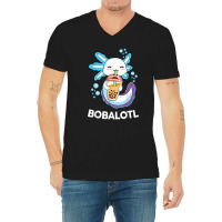 Axolotl Boba Bubble Tea Kawaii Anime Japanese Kids Teen Girl V-neck Tee | Artistshot