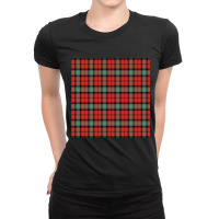 Kerr Ancient Plaid Tartan Scottish Ladies Fitted T-shirt | Artistshot