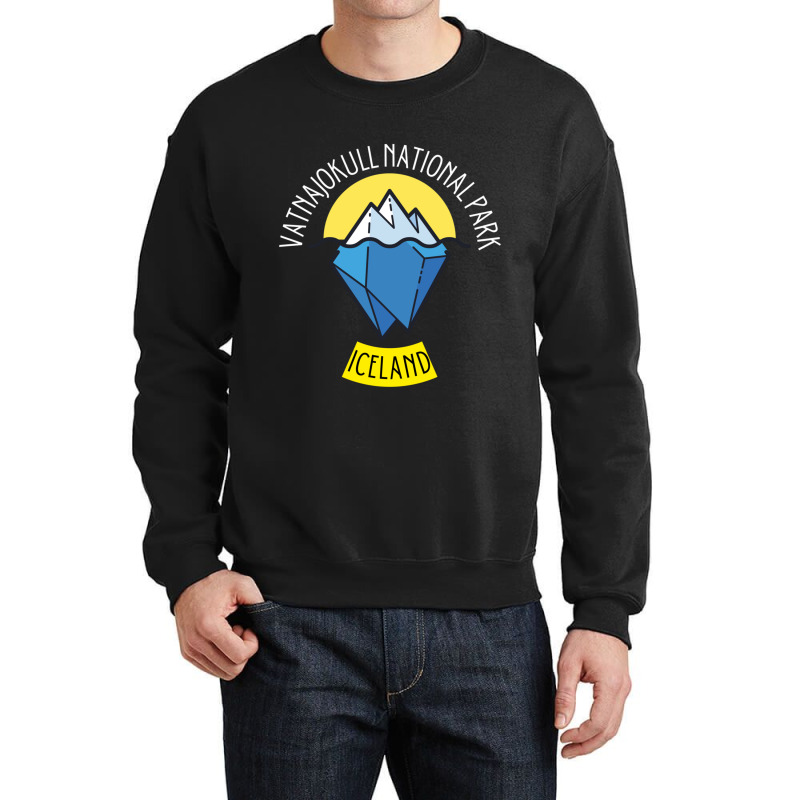 Vatnajokull National Park Crewneck Sweatshirt by ANTHONY VICK | Artistshot