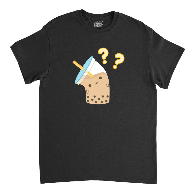 Boba Milk Tea Confused Classic T-shirt by Irena D Good | Artistshot