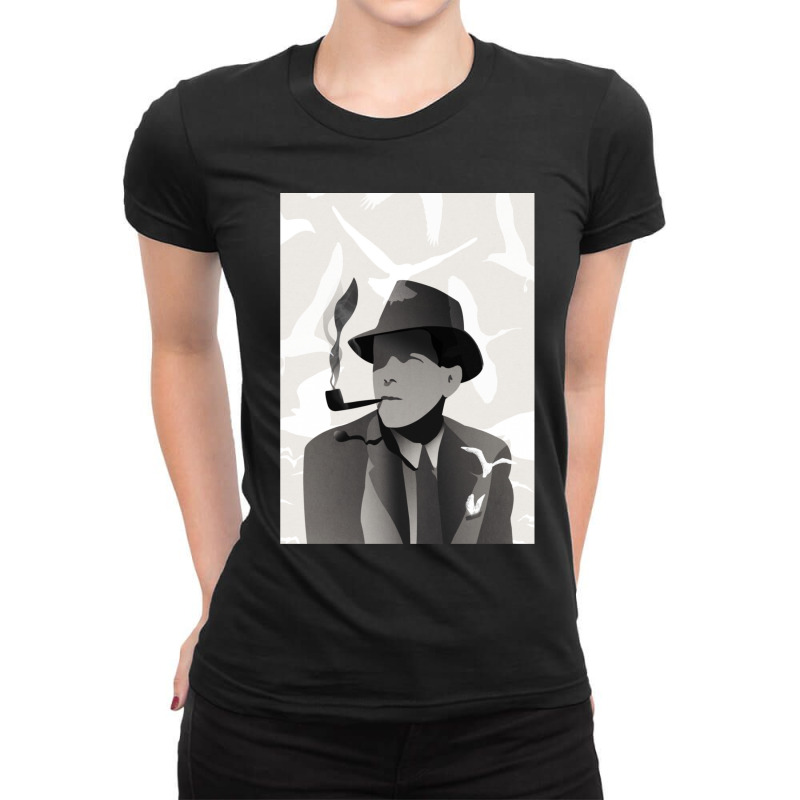 Film Noir Ladies Fitted T-Shirt by TracyLSontrop | Artistshot