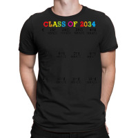 Class Of 2034 Handprin, Grow With Me Kindergarten Kid T-shirt | Artistshot