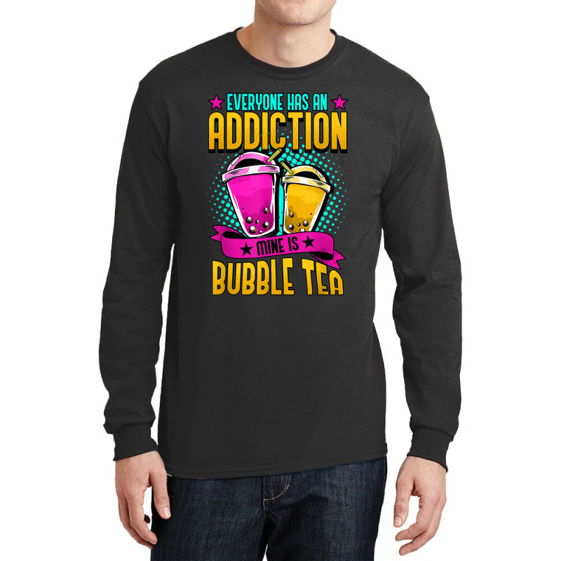 Boba Tea Bubble Tea Long Sleeve Shirts by Irena D Good | Artistshot