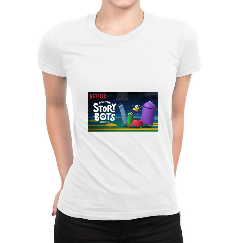 Ask The Storybots Ladies Fitted T-Shirt by bakarjenggotan | Artistshot