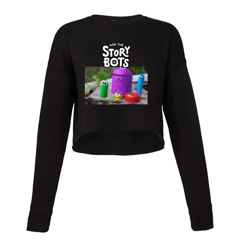 Ask The Storybots Cropped Sweater by bakarjenggotan | Artistshot