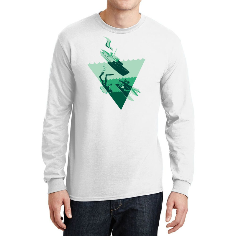 Bermuda Triangle Long Sleeve Shirts by DitreamX | Artistshot