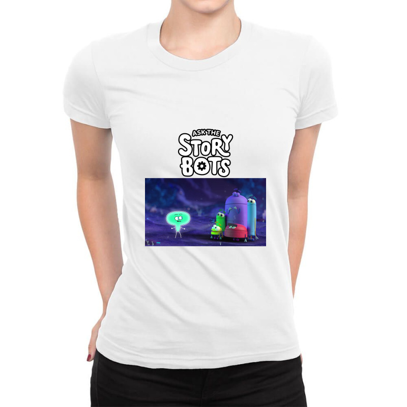 Ask The Storybots Ladies Fitted T-Shirt by bakarjenggotan | Artistshot