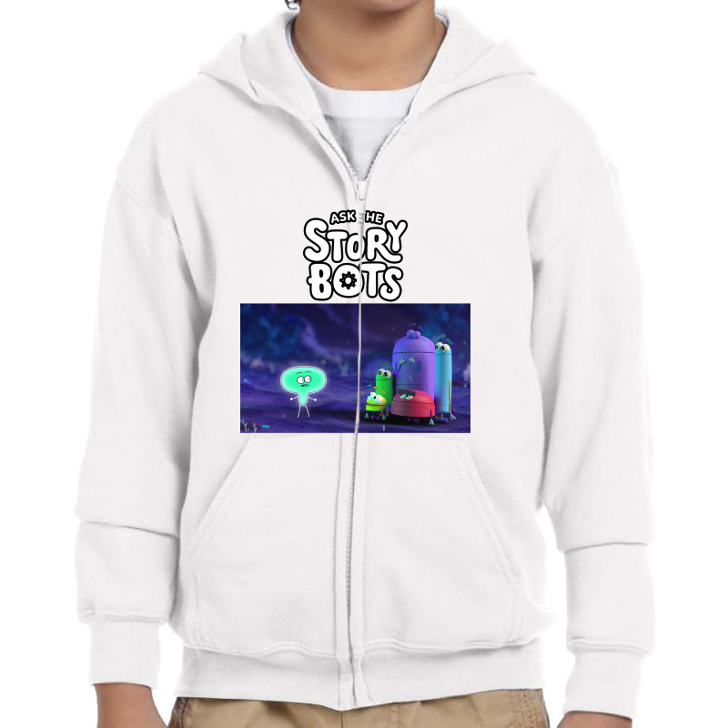 Ask The Storybots Youth Zipper Hoodie by bakarjenggotan | Artistshot