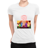 Ask The Storybots Ladies Fitted T-shirt | Artistshot