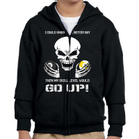 Funny Billiards I Could Shoot Pool Better Youth Zipper Hoodie | Artistshot