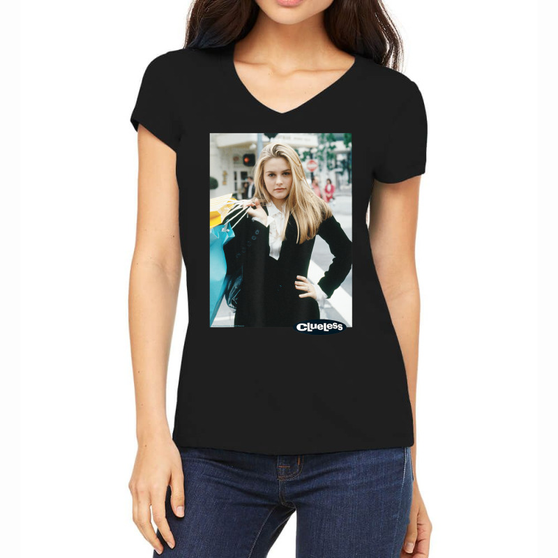 Clueless Cher Shop Photo Close Up Women's V-Neck T-Shirt by fenderbendable | Artistshot