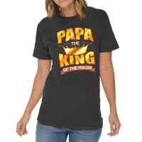 Papa The King Vintage T-shirt | Artistshot