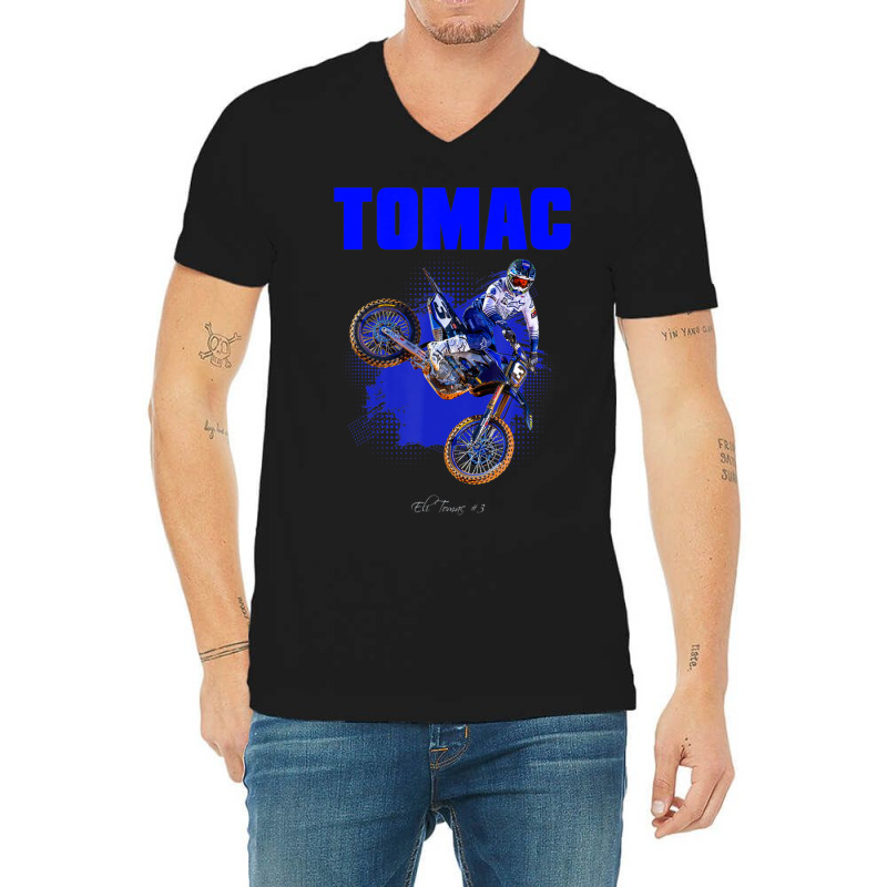 Et3 Eli 3 Tomac Supercross Motocross Star Champion 2022 V-neck Tee | Artistshot