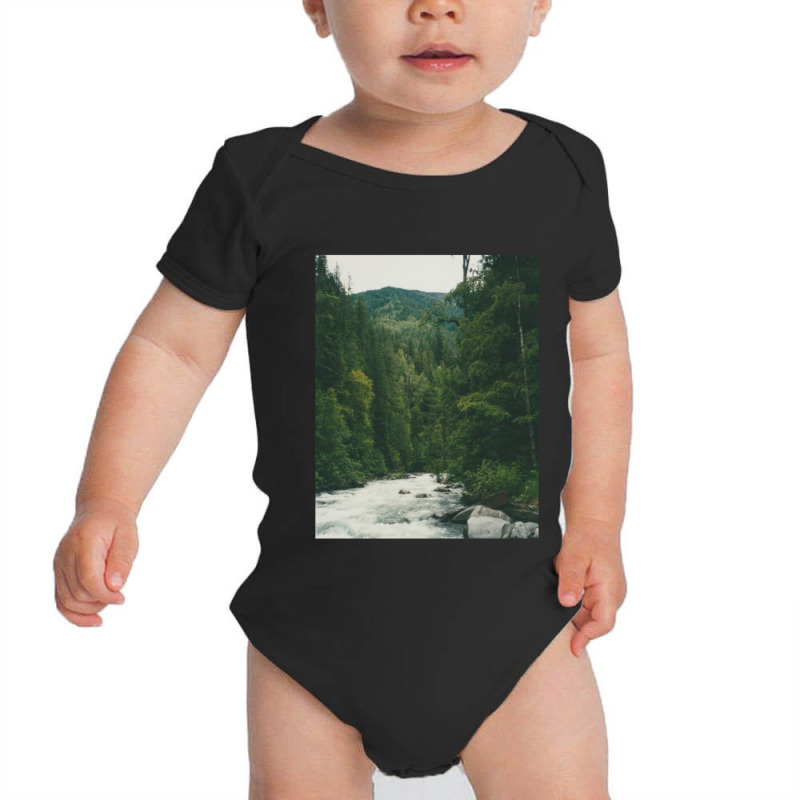 Over The River Baby Bodysuit by KarrieLBreuer | Artistshot