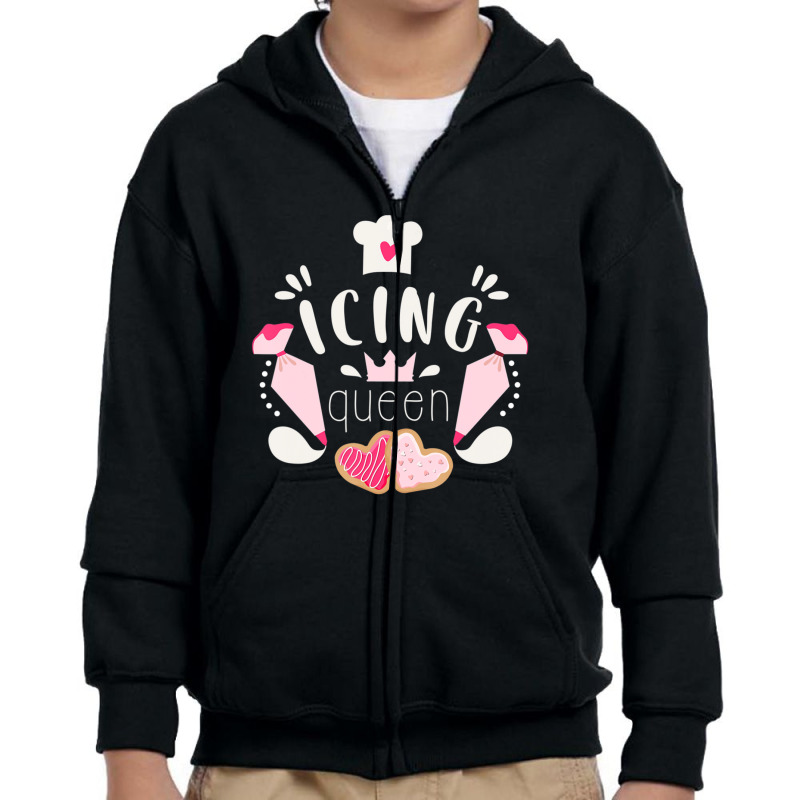 Cookie Decorating For Bakers And Cookie Artists Youth Zipper Hoodie | Artistshot