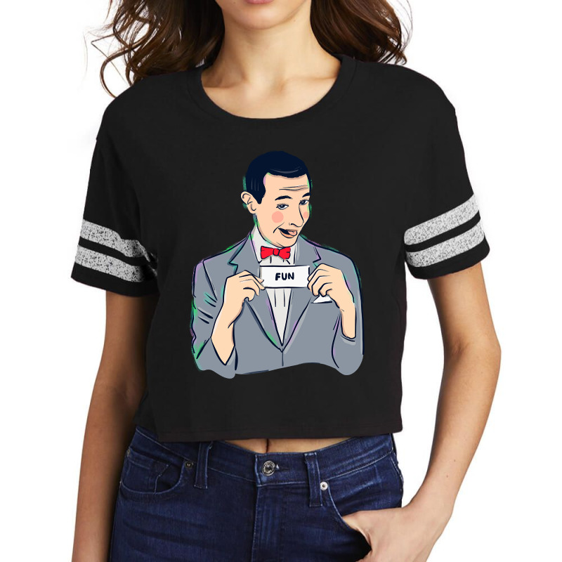 Pee-wee Herman Scorecard Crop Tee by Box Bingham | Artistshot