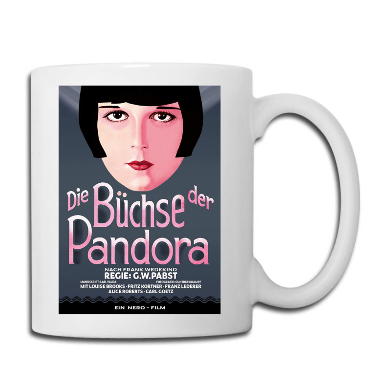 Pandora's Box - German Film Poster For The Silent Film Directed Coffee Mug | Artistshot