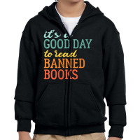 Womens It's A Good Day To Read Banned Books, I Read Banned Books V-nec Youth Zipper Hoodie | Artistshot