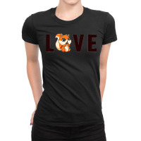 Love Japanese Fox Eastern Gray Squirrel Lover Squirrel Premium Ladies Fitted T-shirt | Artistshot