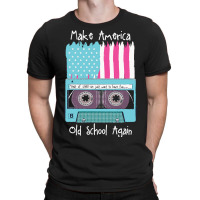 Funny Patriotic 80s Music Fan Gift T-shirt | Artistshot