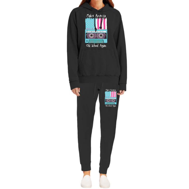 Funny Patriotic 80s Music Fan Gift Hoodie & Jogger Set | Artistshot