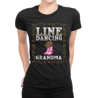 Womens Line Dance Music Song Country Dancing Lessons Ladies Fitted T-shirt | Artistshot