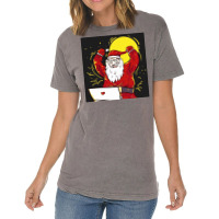 Angry Busy Santa Claus Vintage T-shirt | Artistshot