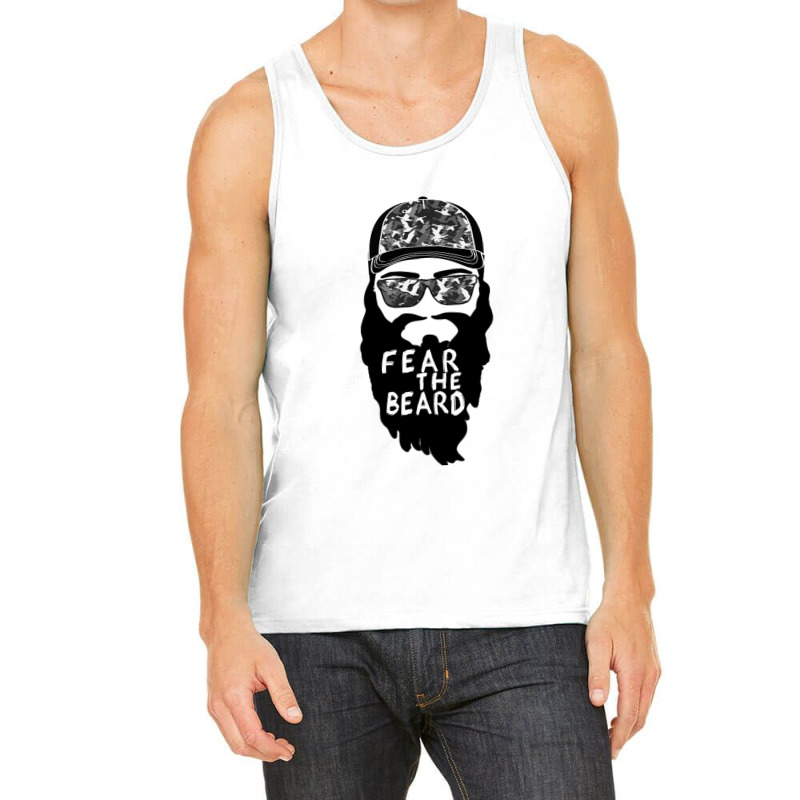 Fear The Beard Shirt Tank Top by kynekel | Artistshot