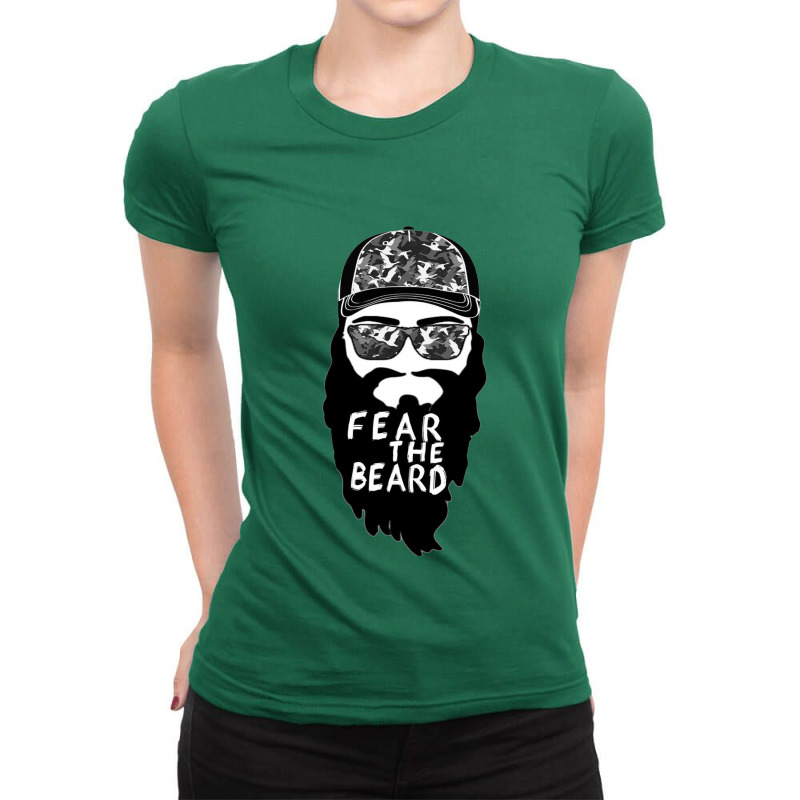 Fear The Beard Shirt Ladies Fitted T-Shirt by kynekel | Artistshot