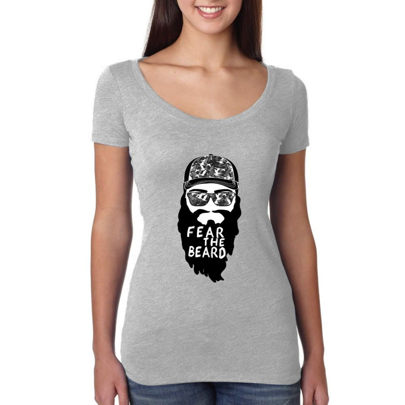 Fear The Beard Shirt Women's Triblend Scoop T-shirt by kynekel | Artistshot