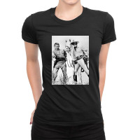 Lone Ranger And Tonto Ladies Fitted T-shirt | Artistshot