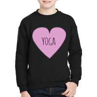 Love Yoga Youth Sweatshirt | Artistshot