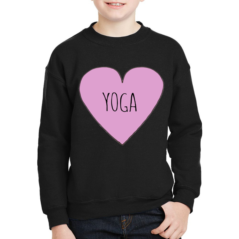 Love Yoga Youth Sweatshirt | Artistshot