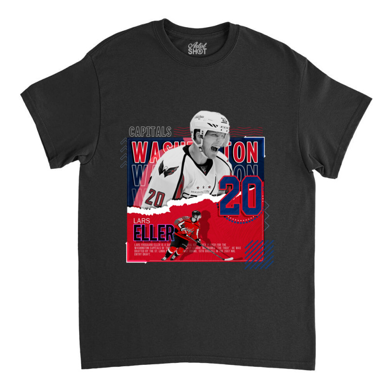 Lars Eller Hockey Paper Poster Capitals Classic T-shirt by LakeshaHughlett | Artistshot