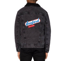 Seaford Long Island Unisex Sherpa-lined Denim Jacket | Artistshot