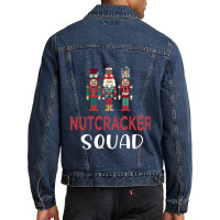 Nutcracker Squad Holiday Christmas Boy Girls Women Men Cute Men Denim Jacket | Artistshot