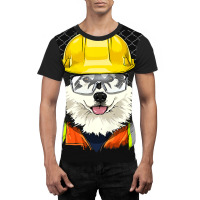 Alaskan Malamute Construction Worker Alaskan Malamute Dog 234 Graphic T-shirt | Artistshot