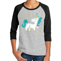 Magical Unicorn Youth 3/4 Sleeve | Artistshot