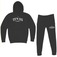 Womens Texas Independence Day 1836 Texas Flag Men Women Kids V-neck Hoodie & Jogger Set | Artistshot