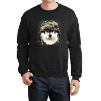 Alaskan Malamute Soldier Veteran Dogarmy Dog Lover 622 Crewneck Sweatshirt | Artistshot